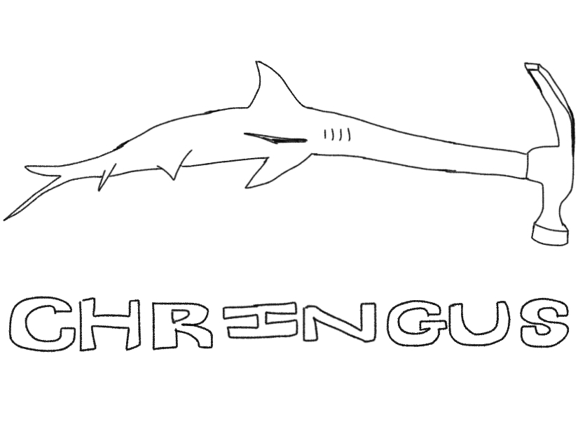 CHRINGUS sticker draft: The Hammerhead
